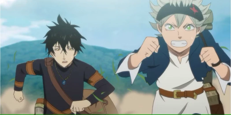 Asta và Yuno Cạnh Tranh Ngôi Vị Pháp Vương trong Black Clover