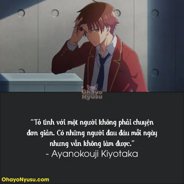 Tỏ tình với một người không phải chuyện đơn giản. Có những người đau đáu mỗi ngày nhưng vẫn không làm được. - Với Ichinose