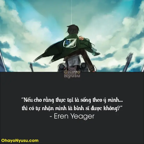 Nếu cho rằng thực tại là sống theo ý mình… thì có tự nhận mình là binh sĩ được không? - Mùa 1 Tập 4