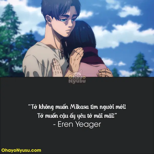 Tớ không muốn Mikasa tìm người mới! Tớ muốn cậu ấy yêu tớ mãi mãi! - Mùa 4 Tập 30
